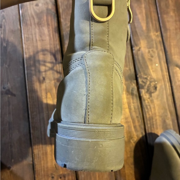 Limelight Gray Lace Up Boots - Picture 7 of 7